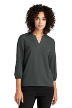 Load image into Gallery viewer, Mercer+Mettle™ Women's Stretch Crepe 3/4-Sleeve Blouse