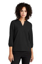 Load image into Gallery viewer, Mercer+Mettle™ Women's Stretch Crepe 3/4-Sleeve Blouse
