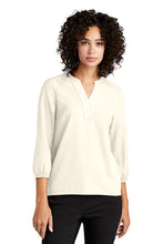 Load image into Gallery viewer, Mercer+Mettle™ Women's Stretch Crepe 3/4-Sleeve Blouse