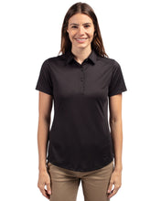 Load image into Gallery viewer, Cutter & Buck Prospect Eco Textured Stretch Recycled Womens Short Sleeve Polo