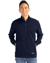 Load image into Gallery viewer, Cutter & Buck Roam Epic Versatility Recycled Quarter Zip Mens Pullover