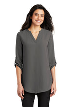 Load image into Gallery viewer, Port Authority ® Ladies 3/4-Sleeve Tunic Blouse