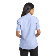 Load image into Gallery viewer, Port Authority® Ladies Short Sleeve SuperPro™ Oxford Shirt