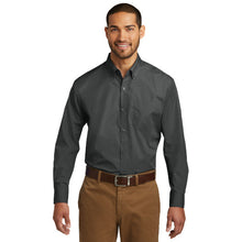Load image into Gallery viewer, Port Authority® Long Sleeve Carefree Poplin Shirt