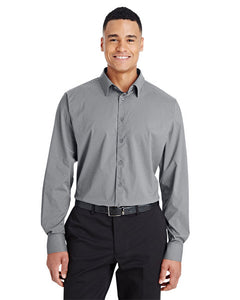 Devon & Jones CrownLux Performance® Men's Tonal Mini Check Woven Shirt