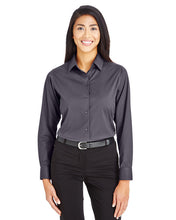 Load image into Gallery viewer, Devon &amp; Jones CrownLux Performance® Ladies&#39; Tonal Mini Check Woven Shirt

