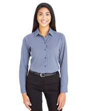 Load image into Gallery viewer, Devon &amp; Jones CrownLux Performance® Ladies&#39; Tonal Mini Check Woven Shirt
