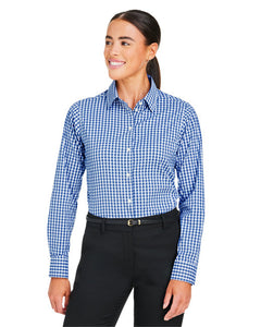 Devon & Jones CrownLux Performance® Ladies' Gingham Shirt