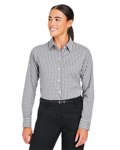 Devon & Jones CrownLux Performance® Ladies' Gingham Shirt