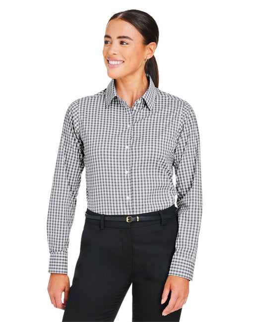Devon & Jones CrownLux Performance® Ladies' Gingham Shirt