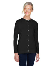 Load image into Gallery viewer, Devon &amp; Jones Ladies&#39; Perfect Fit™ Ribbon Cardigan
