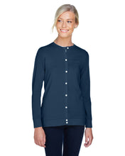 Load image into Gallery viewer, Devon &amp; Jones Ladies&#39; Perfect Fit™ Ribbon Cardigan
