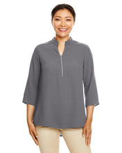 Load image into Gallery viewer, Devon &amp; Jones Ladies&#39; Perfect Fit™ Three-Quarter Sleeve Crepe Tunic

