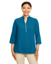 Load image into Gallery viewer, Devon &amp; Jones Ladies&#39; Perfect Fit™ Three-Quarter Sleeve Crepe Tunic
