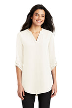 Load image into Gallery viewer, Port Authority ® Ladies 3/4-Sleeve Tunic Blouse
