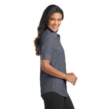 Load image into Gallery viewer, Port Authority® Ladies Short Sleeve SuperPro™ Oxford Shirt
