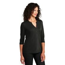 Load image into Gallery viewer, Port Authority ® Ladies UV Choice Pique Henley
