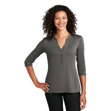 Load image into Gallery viewer, Port Authority ® Ladies UV Choice Pique Henley
