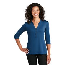Load image into Gallery viewer, Port Authority ® Ladies UV Choice Pique Henley
