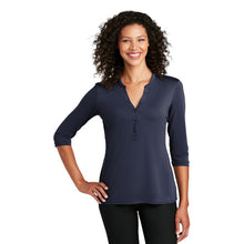 Load image into Gallery viewer, Port Authority ® Ladies UV Choice Pique Henley
