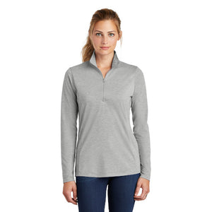 Sport-Tek ® Ladies PosiCharge ® Tri-Blend Wicking 1/4-Zip Pullover (item not work appropriate attire)