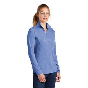Sport-Tek ® Ladies PosiCharge ® Tri-Blend Wicking 1/4-Zip Pullover (item not work appropriate attire)