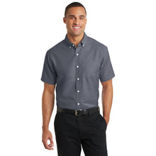 Load image into Gallery viewer, Port Authority® Short Sleeve SuperPro™ Oxford Shirt
