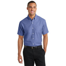 Load image into Gallery viewer, Port Authority® Short Sleeve SuperPro™ Oxford Shirt
