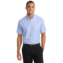 Load image into Gallery viewer, Port Authority® Short Sleeve SuperPro™ Oxford Shirt
