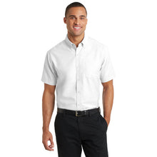 Load image into Gallery viewer, Port Authority® Short Sleeve SuperPro™ Oxford Shirt
