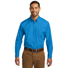Load image into Gallery viewer, Port Authority® Long Sleeve Carefree Poplin Shirt
