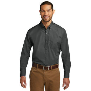 Port Authority® Long Sleeve Carefree Poplin Shirt