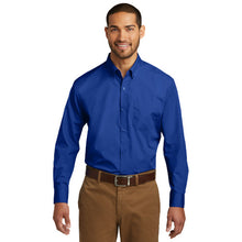 Load image into Gallery viewer, Port Authority® Long Sleeve Carefree Poplin Shirt
