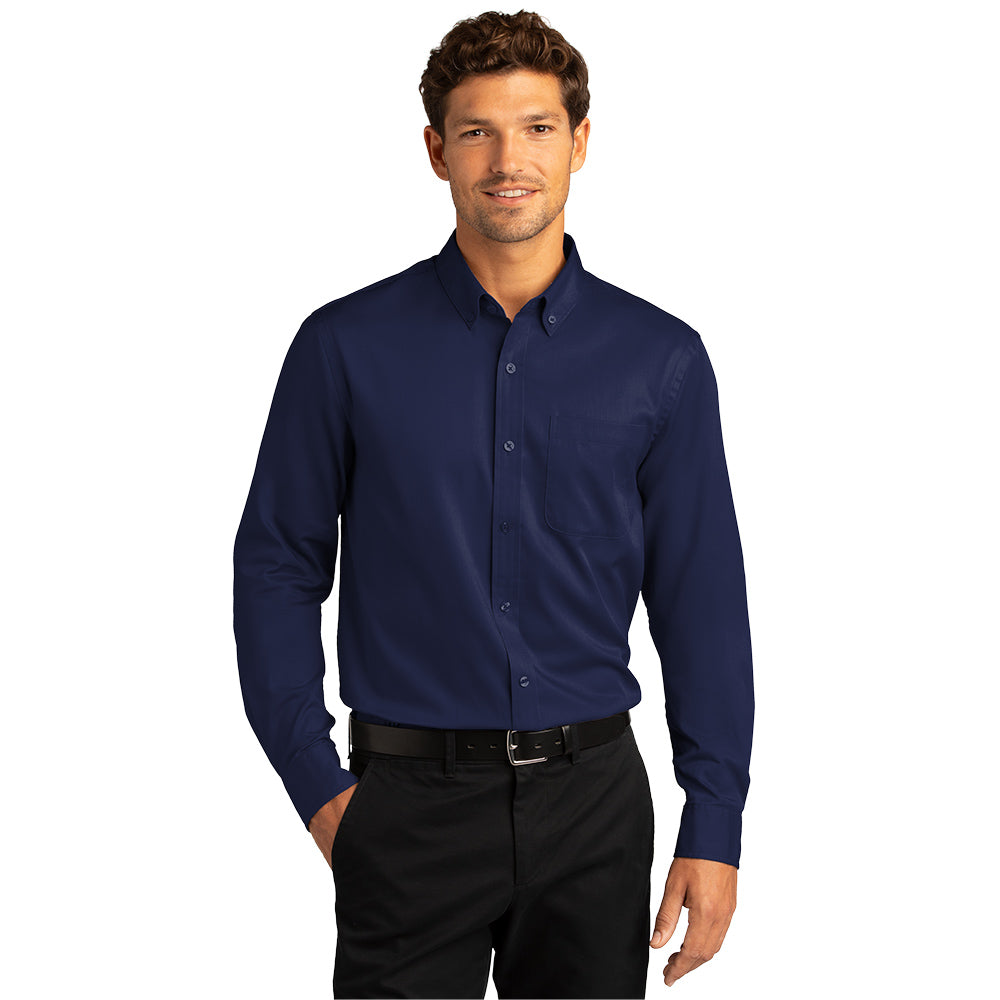 Port Authority® Long Sleeve SuperPro React™ Twill Shirt